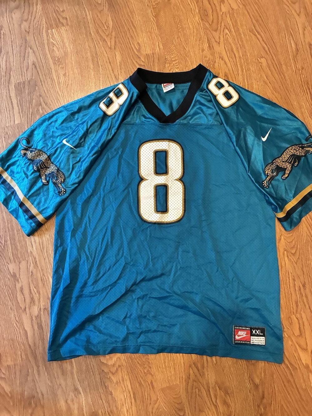 Vintage Jacksonville Jaguars Jersey #8 Nike 2Xl Brunell